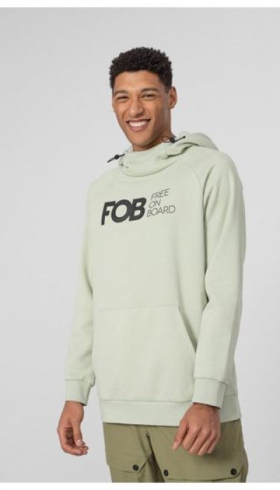 4F Ανδρική Μπλούζα Φούτερ με Κουκούλα Φυστικί